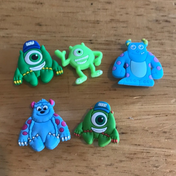Disney Other - Monsters inc croc charm lot sully MU mike Disney
